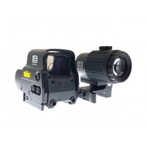 Комплекс HOLOGRAPHIC HYBRID SIGHT RED/GREEN EXPS + G43 MAGNIFIER WY084-BK [WADSN]